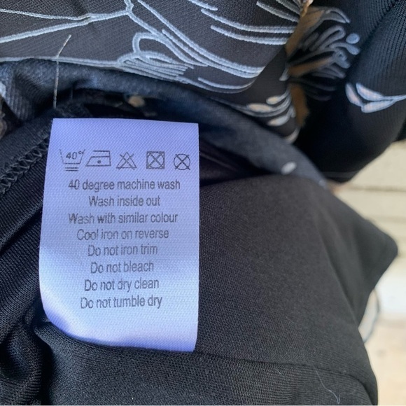 ASOS Parisian Floral Print Ruffle Hem Skater Dress With Tie Waist Belt - Picture 10 of 10